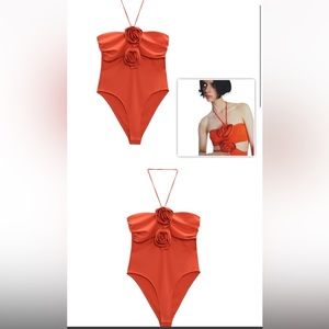 Zara rosette bodysuit
